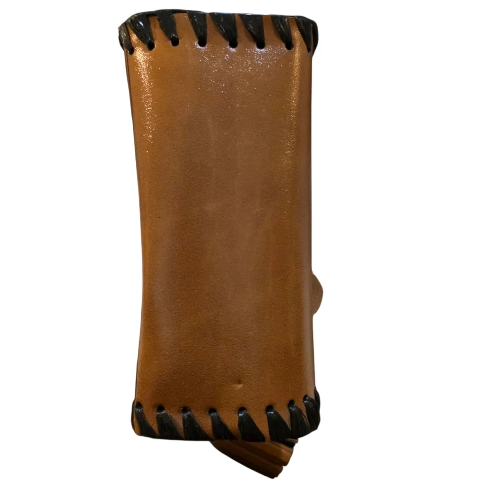 Vintage Hand Tooled Leather Small Crossbody Bag - Venezia, Italy Souvenir - Picture 8 of 8